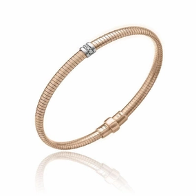Chimento Stardust Pave 18ct Rose Gold 0.06ct Diamond Bracelet