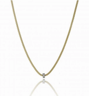 Chimento Stretch Volta 18ct Yellow Gold Diamond Necklace