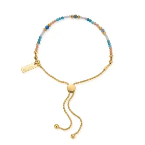 ChloBo Gold Plated Sterling Silver Blissful Freedom Adjustable Bracelet