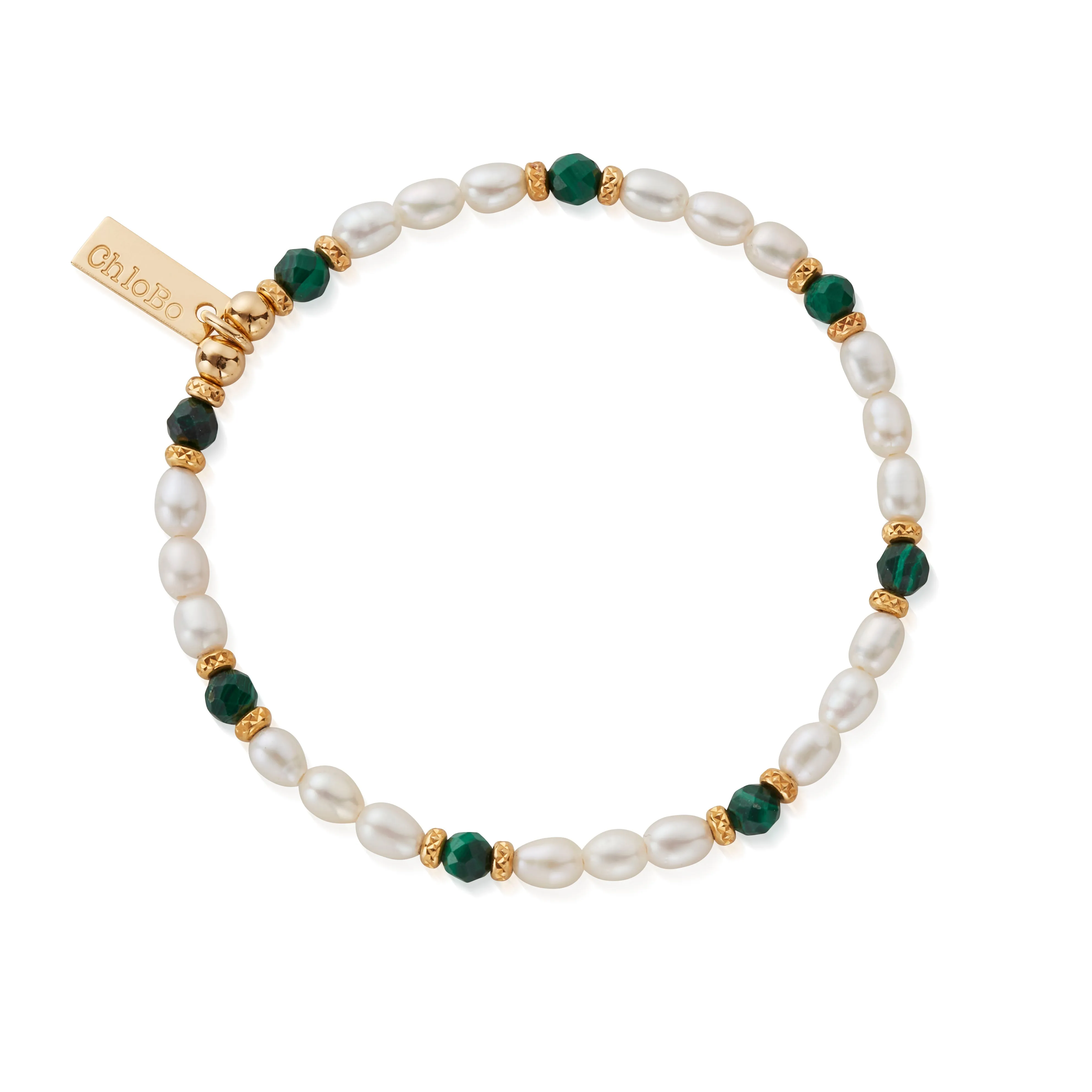 ChloBo Gold Plated Sterling Silver Gentle Love Bracelet D