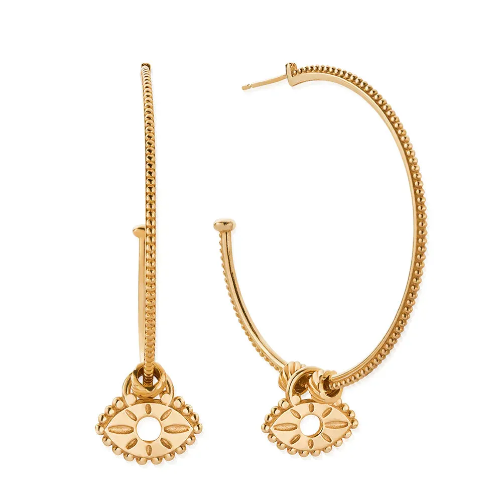 Chlobo Gold Plated Visionary Hoops