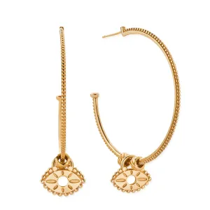 Chlobo Gold Plated Visionary Hoops