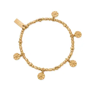 Chlobo Iconics Gold Plated Creative Balance Bracelet D