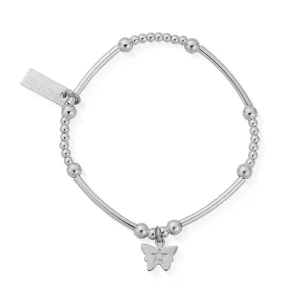 ChloBo Sterling Silver Children's Cute Mini Butterfly Bracelet