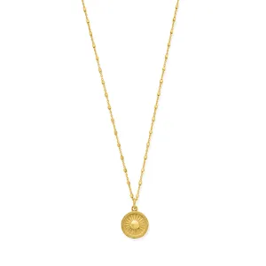 ChloBo Sterling Silver Gold Plated Sun Catcher Necklace