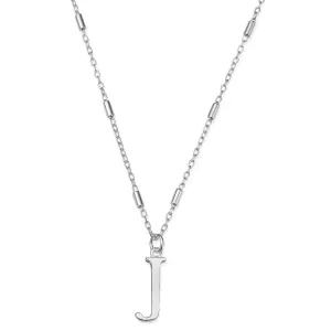 ChloBo Sterling Silver Initial Necklace J