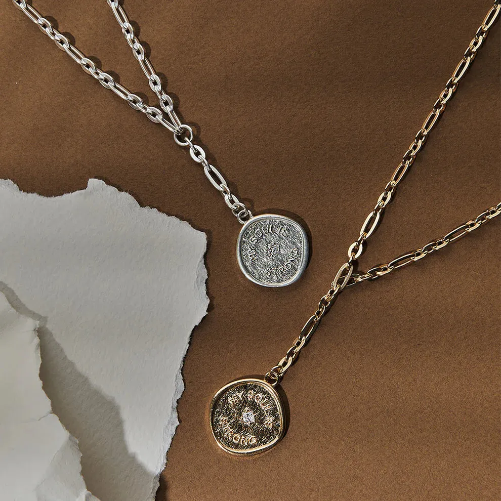 Chlobo Sterling Silver My Soul Is Strong Necklace D
