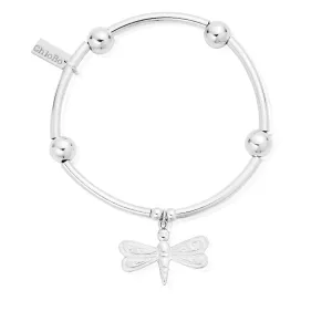 ChloBo Sterling Silver Noodle Ball Dragonfly Bracelet D