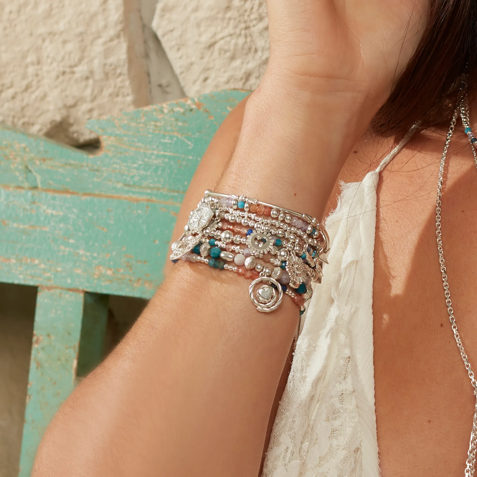 ChloBo Sterling Silver Spiritual Love Bracelet