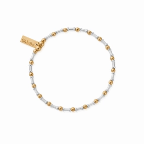 Chlobo Mixed Metal Gold Plated and Silver Plated Rhythm of Water Bracelet