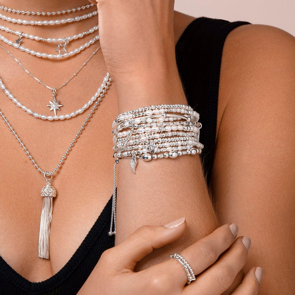 ChloBo Sterling Silver Forever Love Set of 2 Bracelets