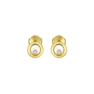Chopard Happy Diamonds Icons 18ct Yellow Gold 0.10ct Diamond Stud Earrings