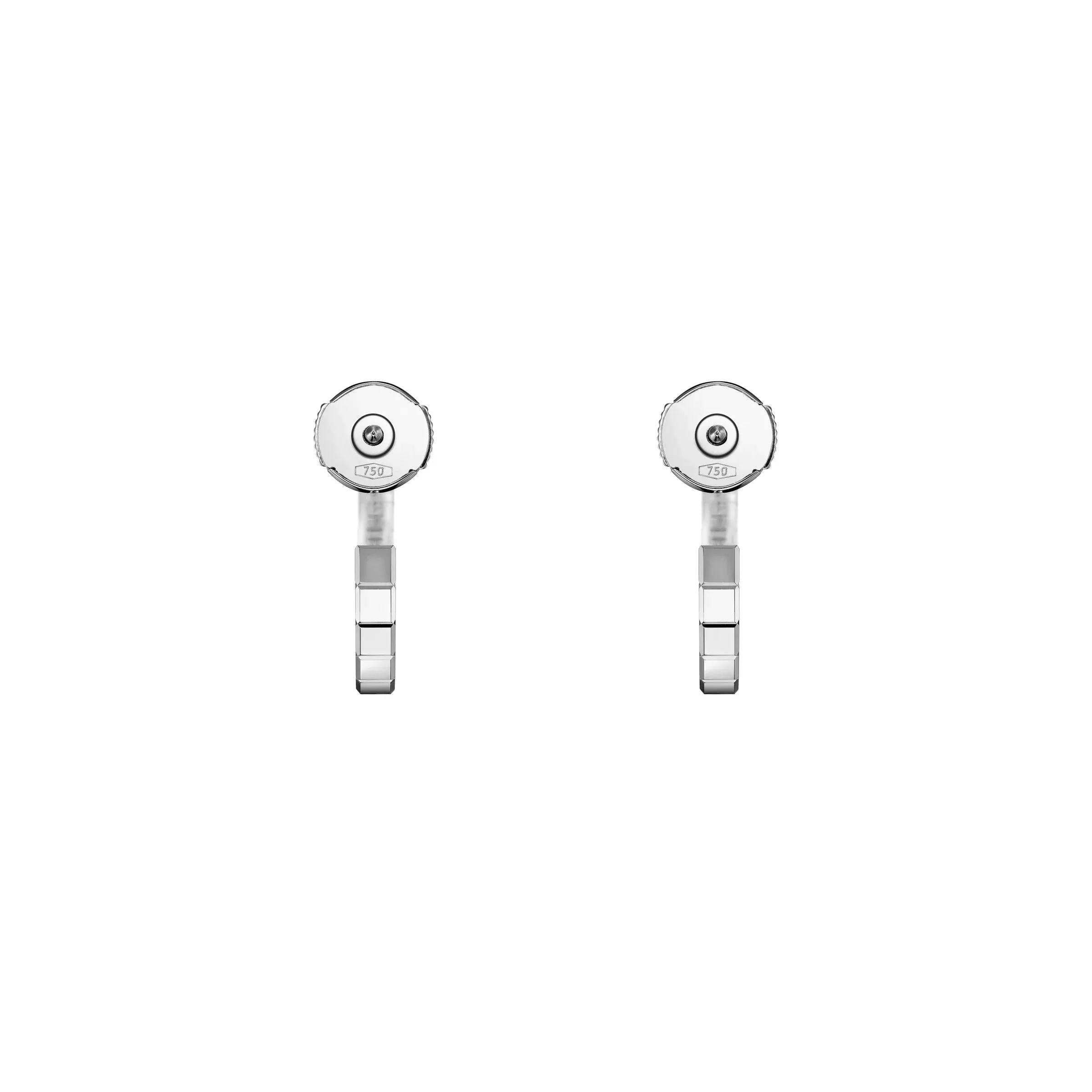 Chopard Ice Cube 18ct White Gold Hoop Earrings