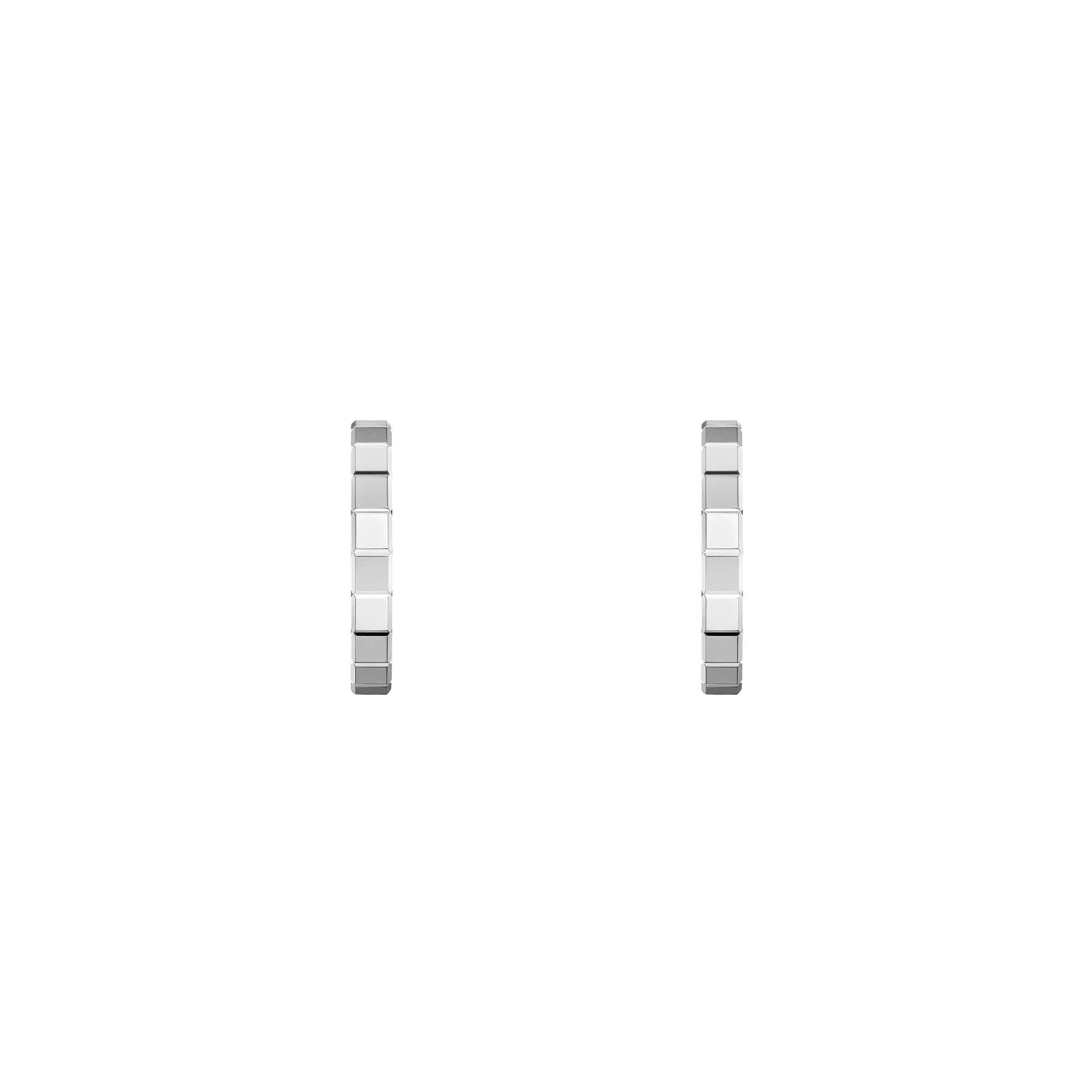 Chopard Ice Cube 18ct White Gold Hoop Earrings