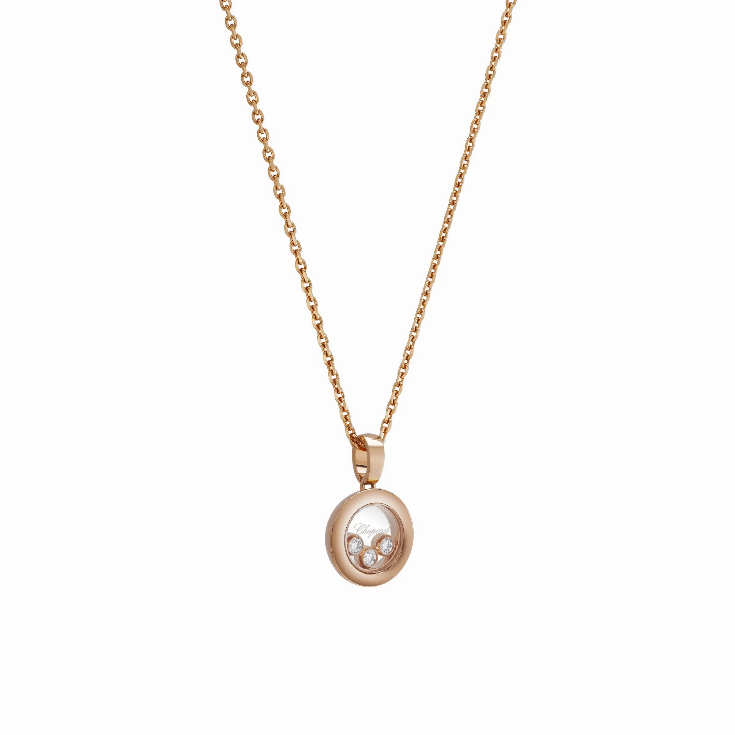 Chopard Happy Diamonds Icons 18ct Rose Gold 0.15ct Diamond Pendant