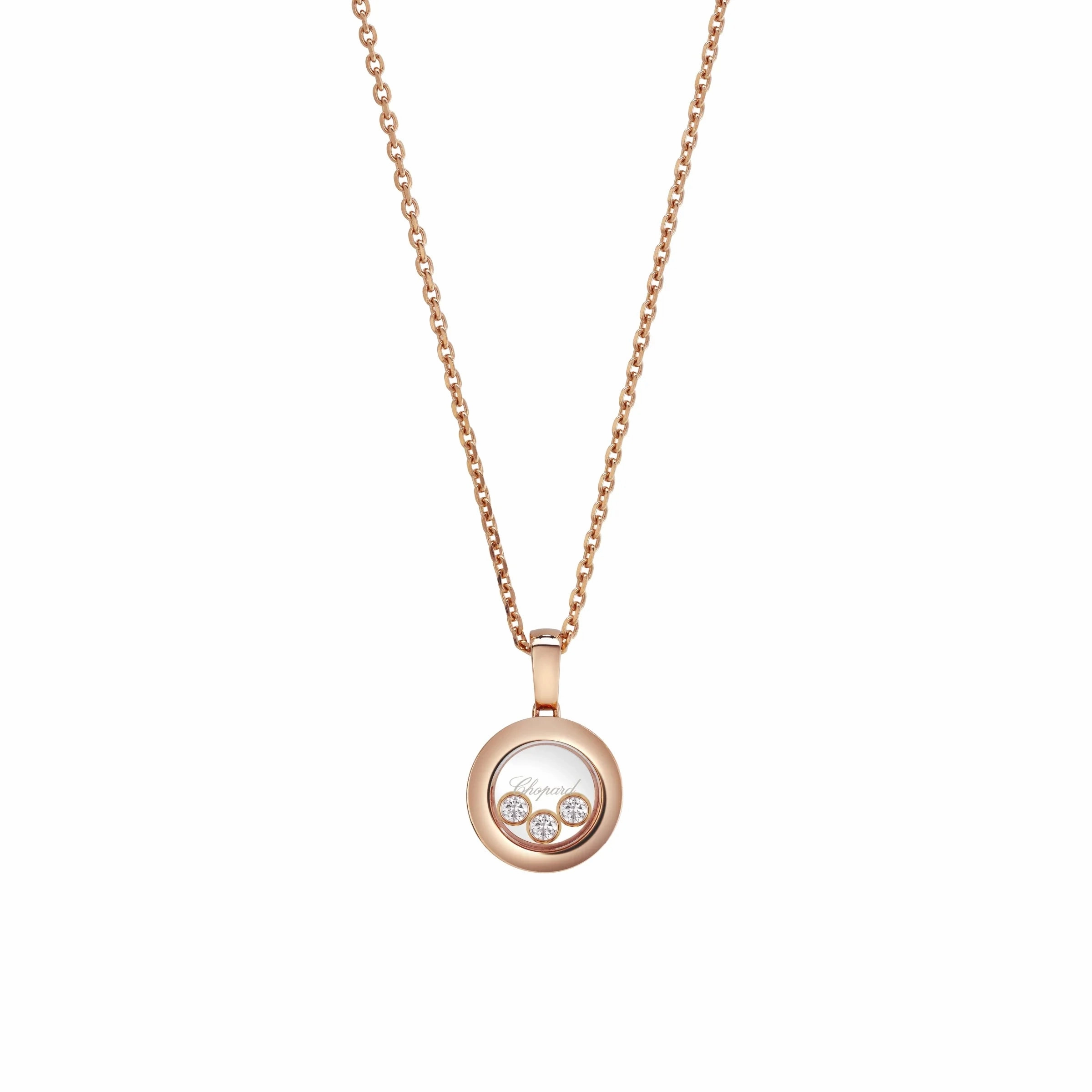 Chopard Happy Diamonds Icons 18ct Rose Gold 0.15ct Diamond Pendant
