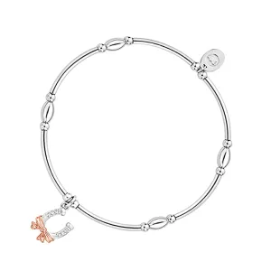 Clogau Affinity Lucky Horseshoe Sterling Silver Bead Bracelet D
