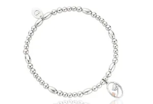 Clogau Affinity Tree Of Life Initials Letter G Sterling Silver Bead Bracelet