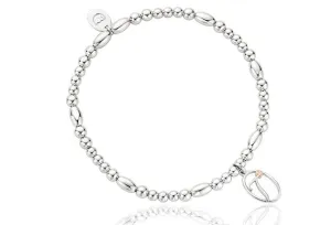 Clogau Affinity Tree Of Life Initials Letter T Sterling Silver Bead Bracelet