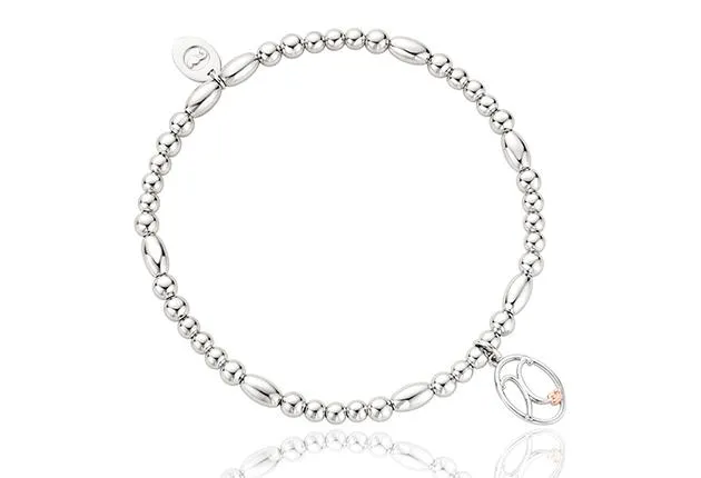 Clogau Affinity Tree Of Life Initials Letter X Sterling Silver Bead Bracelet