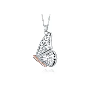 Clogau Butterfly Sterling Silver Large Locket