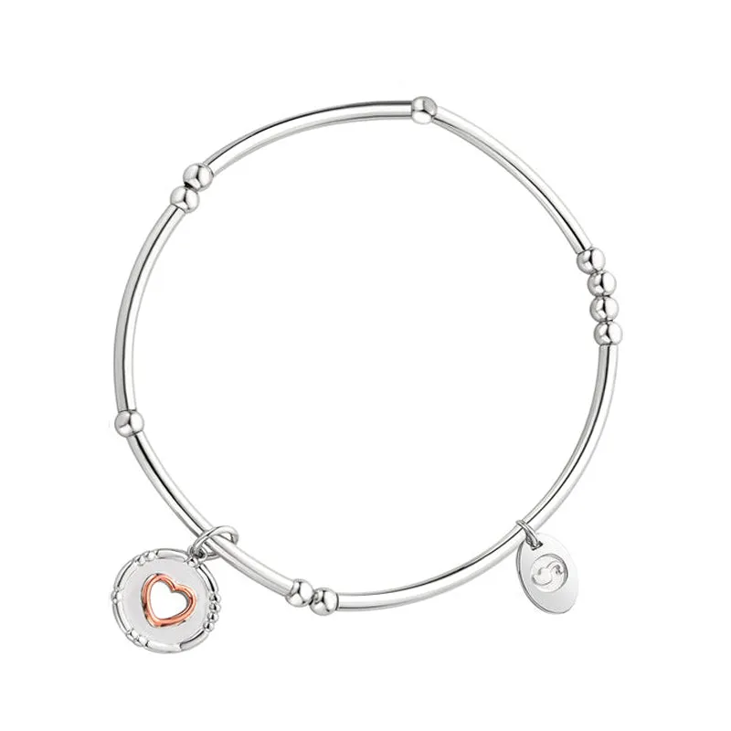Clogau Cariad Morse Code Affinity Sterling Silver Bead Bracelet 16.5-17.5cm