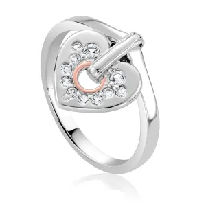 Clogau Cariad Sparkle Sterling Silver Ring D