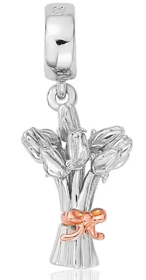 Clogau Charm Tulips Milestones Bead Silver
