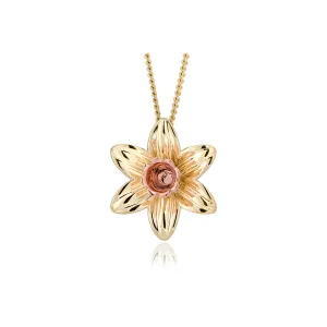 Clogau Daffodil 9ct Yellow Gold Necklace D