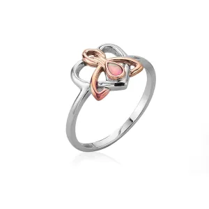 Clogau Dwynwen Opal Silver Ring D