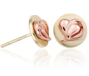 Clogau Earrings Tree Of Life Stud Yellow Gold