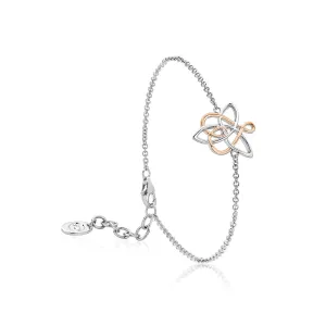Clogau Fairies of the Mine White Topaz Sterling Silver Bracelet D
