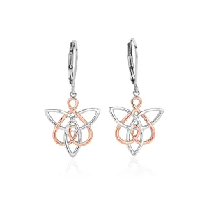Clogau Fairies of the Mine White Topaz Sterling Silver Drop Earrings