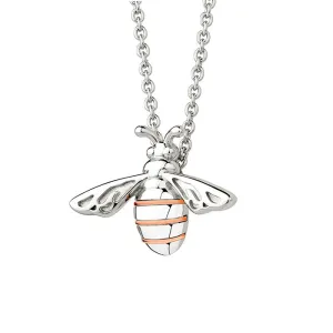 Clogau Honey Bee Large Sterling Silver Necklace D