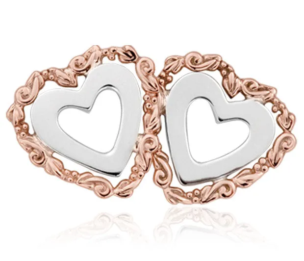Clogau One Heart Silver Stud Earrings D