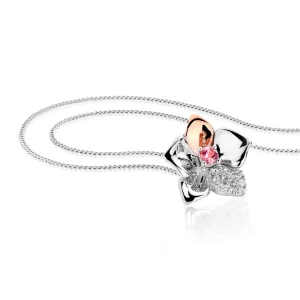 Clogau Orchid Sterling Silver Necklace