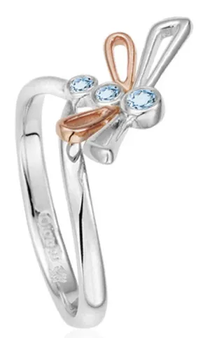 Clogau Ring Damselfly Silver