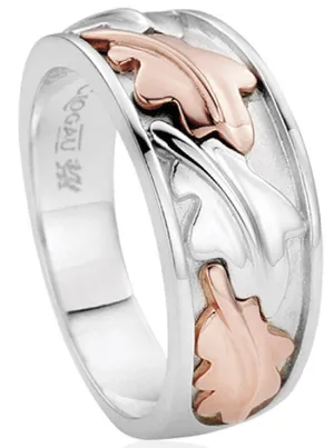 Clogau Ring Royal Clogau Oak Wide Band Silver