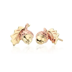 Clogau Royal Oak Gold Stud Earrings