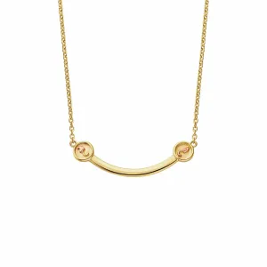 Clogau Tree of Life Insignia 9ct Yellow Gold Curve Necklace