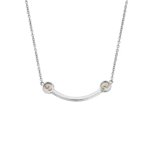 Clogau Tree of Life Insignia Curve Silver Necklace