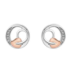 Clogau Tree of Life Sterling Silver Vine Stud Earrings D
