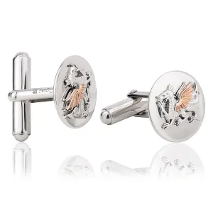 Clogau Welsh Dragon Sterling Silver Cufflinks