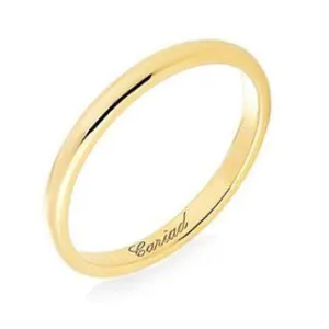 Clogau Windsor 9ct Yellow Gold 2mm Wedding Ring