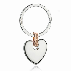 Clogau Cariad Silver and Gold Tone Keyring
