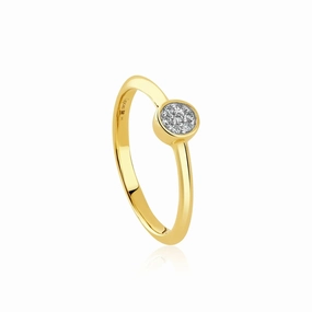 Clogau Celebration 9ct Gold Laboratory Diamond Ring