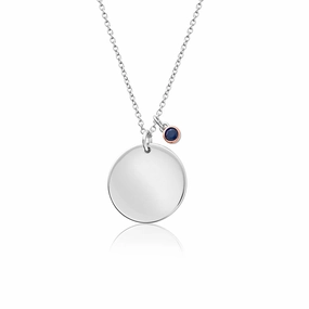 Clogau Celebration September Sterling Silver Birthstone Pendant D