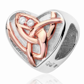 Clogau Eternal Love Sterling Silver Bead Charm D