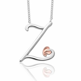 Clogau Tree of Life Sterling Silver Initials Letter Z Necklace D
