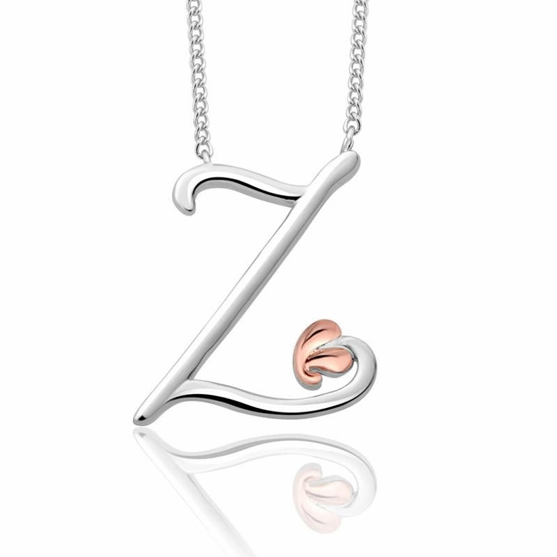 Clogau Tree of Life Sterling Silver Initials Letter Z Necklace D